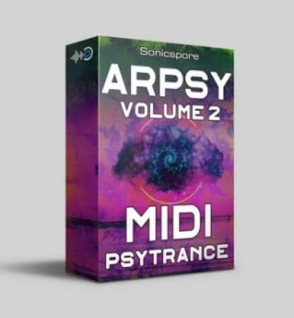 Sonicspore Arpsy Volume 2 Psytrance MIDI and Presets Synth Presets MiDi